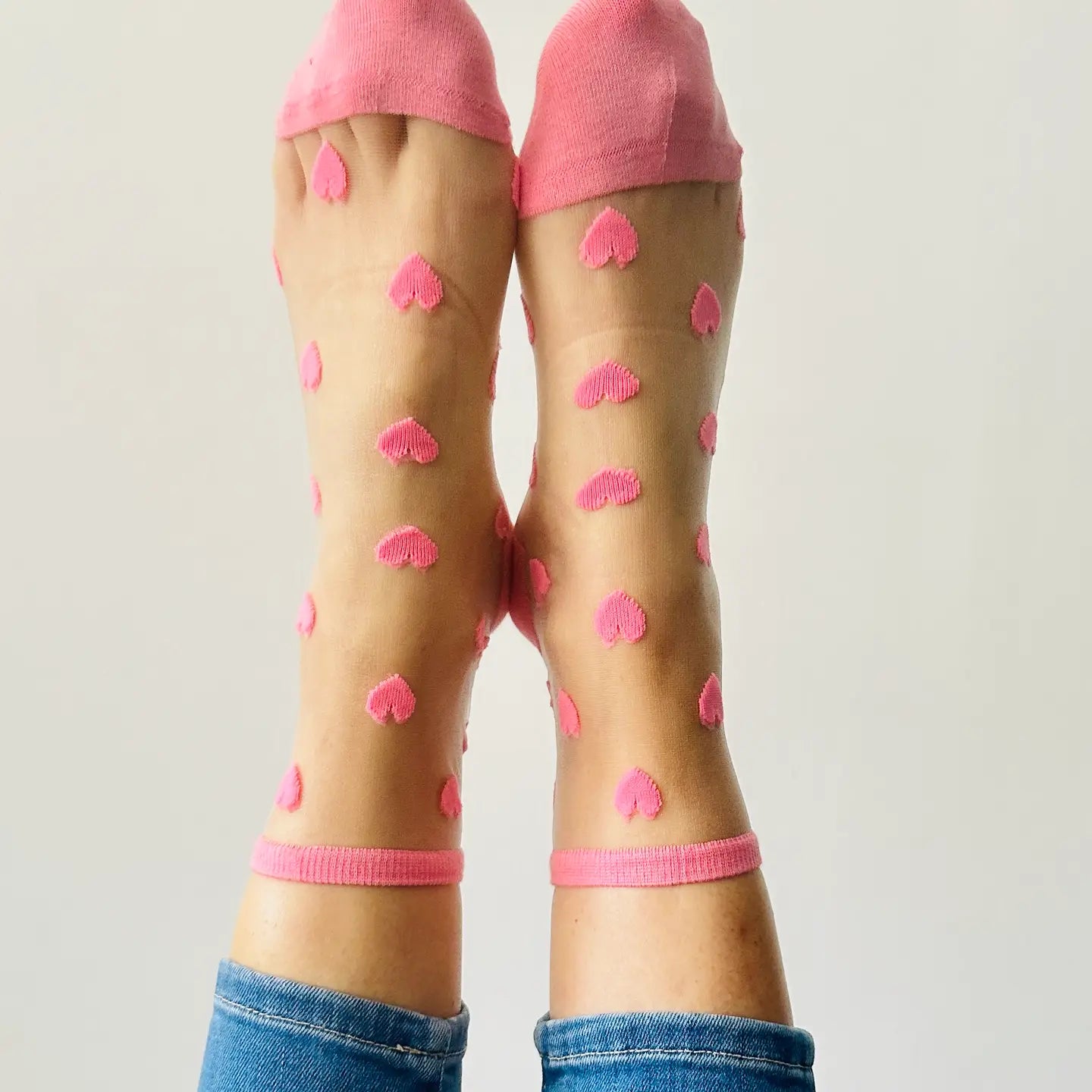 Laure - Chaussettes coeur