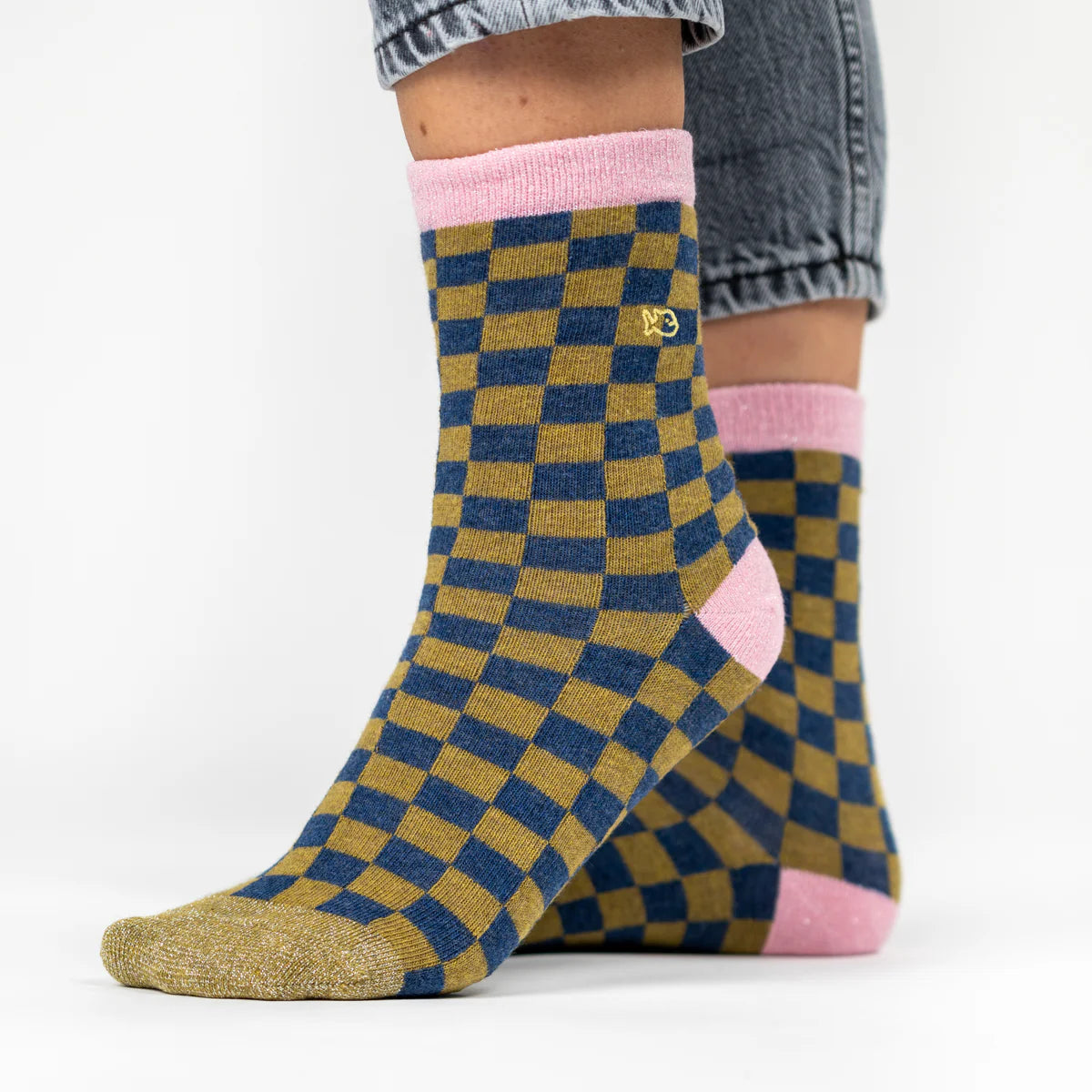 Chaussettes damier - carreaux