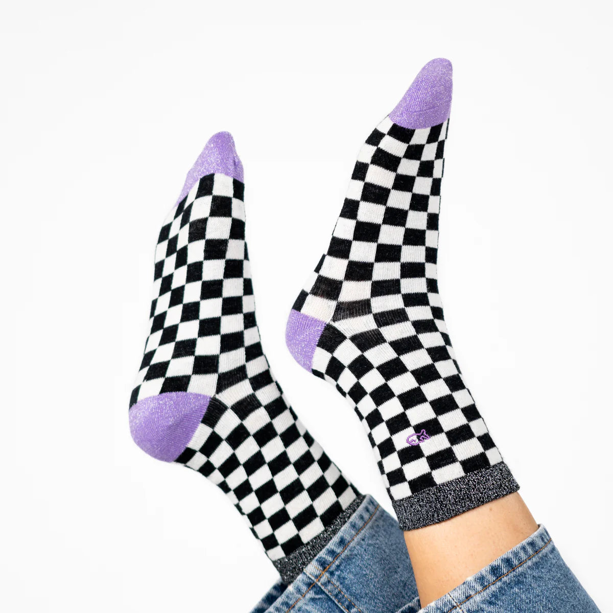 Chaussettes damier - carreaux