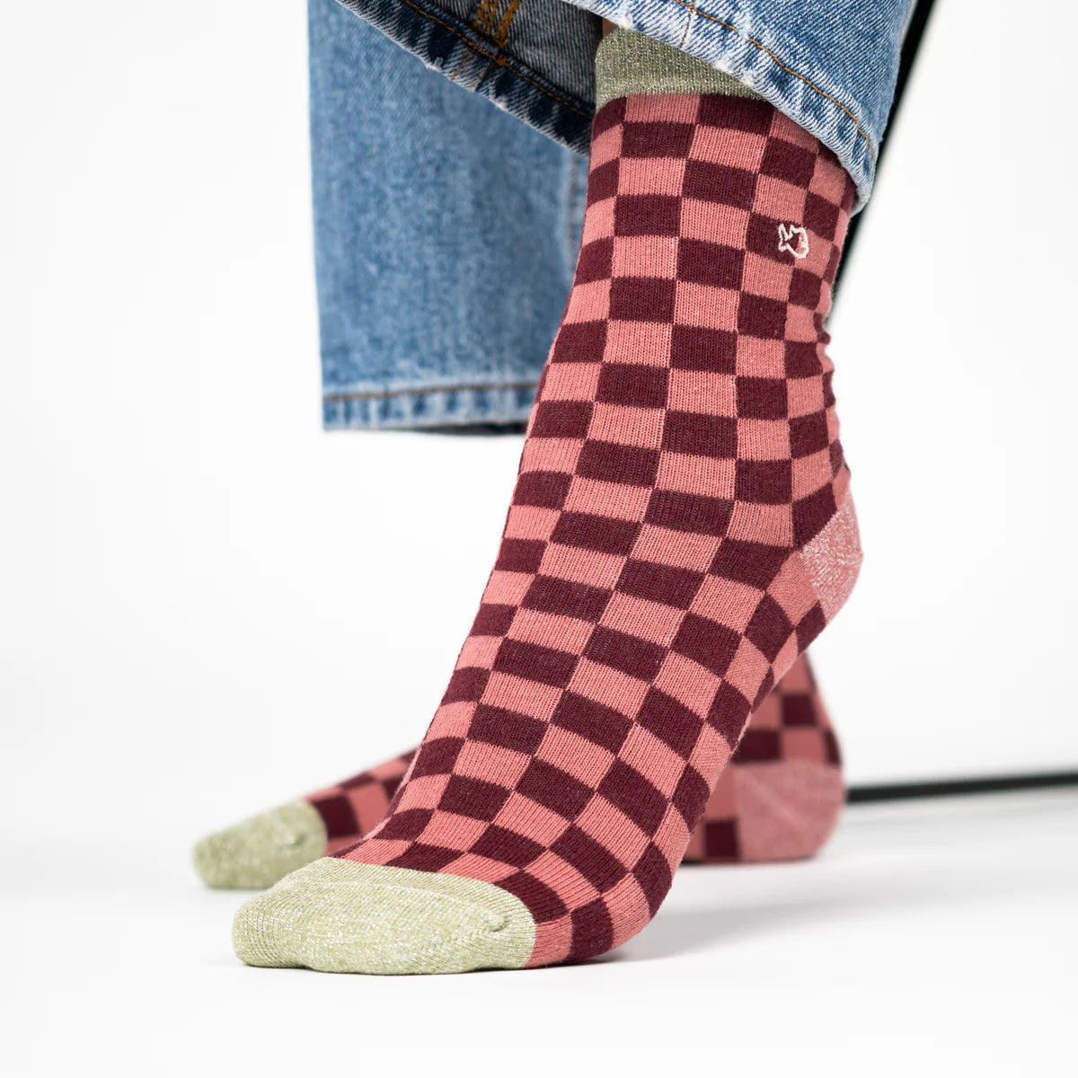 Chaussettes damier - carreaux